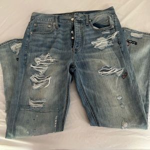 American eagle size 8 long jeans
